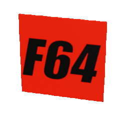F64 badge